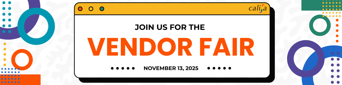 Join us for the Vendor Fair. November 13, 2025.