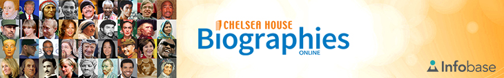 Chelsea House Biographies Online banner